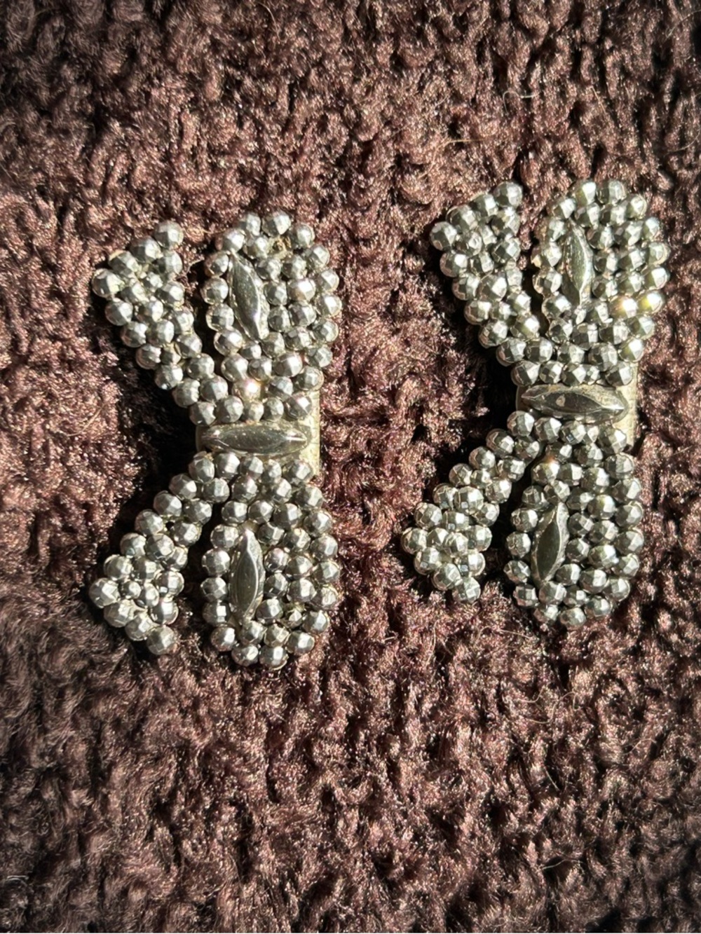 Antique Art Deco shoe clips